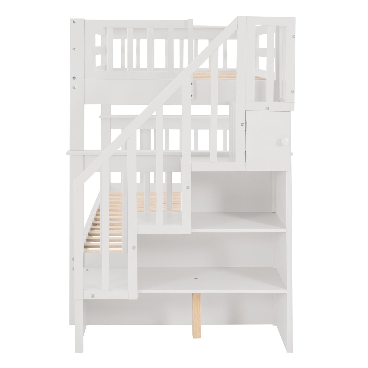 Stairway Twin-Over-Twin Bunk Bed | Twin Bunk Beds for Kids