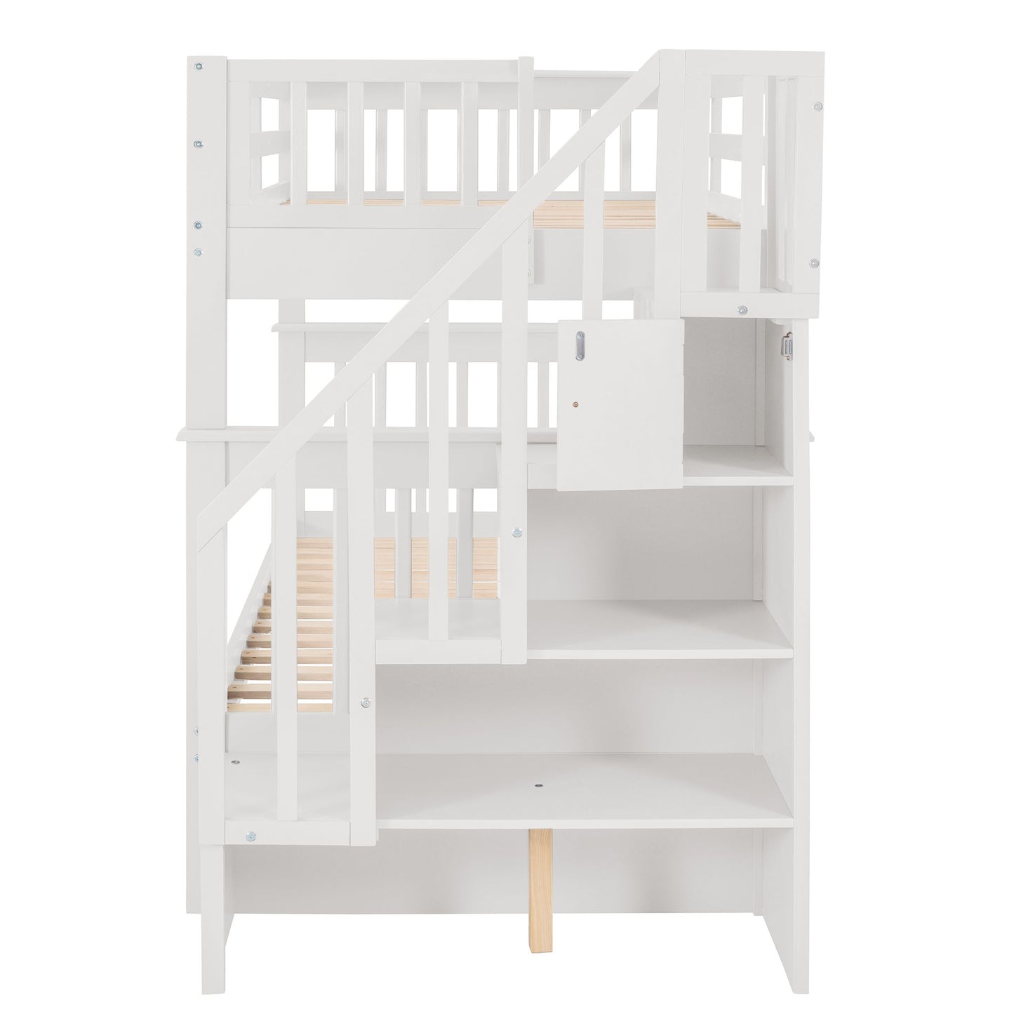 Stairway Twin-Over-Twin Bunk Bed | Twin Bunk Beds for Kids