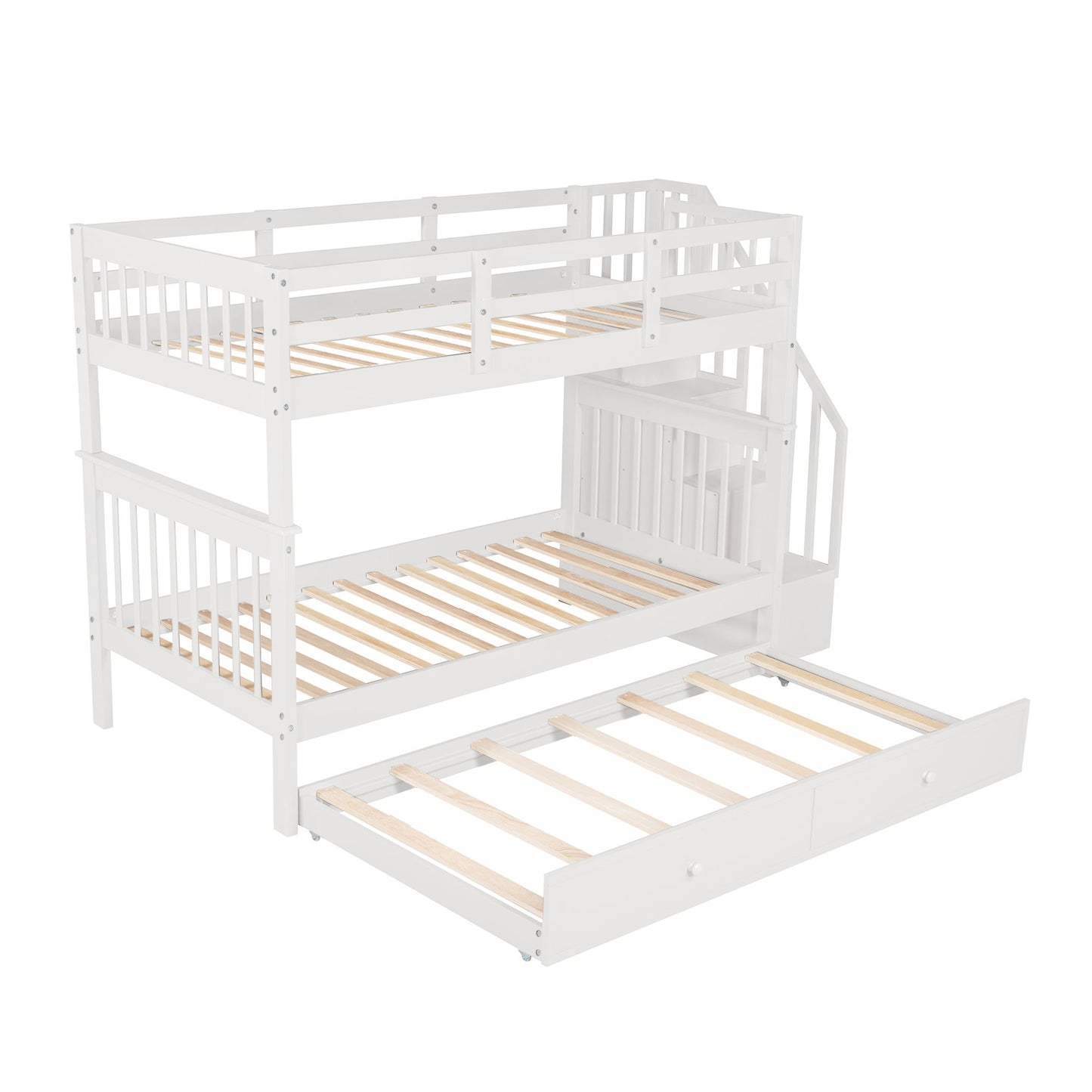 Stairway Twin-Over-Twin Bunk Bed | Twin Bunk Beds for Kids