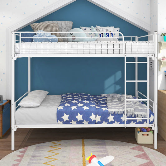 Twin-Over-Twin Bunk Bed with Ladder | Twin Bunk Beds for Kids