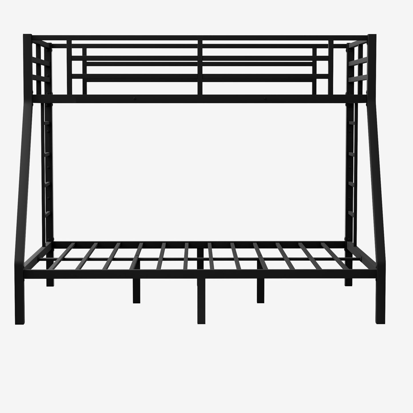 Bunk Bed for Teens and Adults | Twin Over Queen Bunk Bed Metal