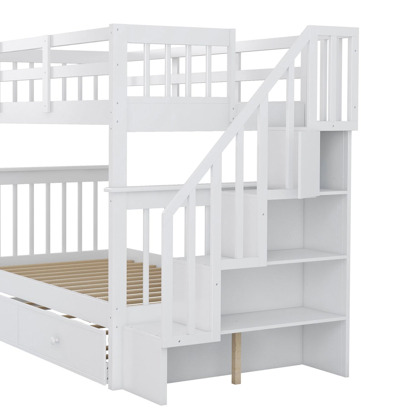 Stairway Twin-Over-Twin Bunk Bed | Twin Bunk Beds for Kids