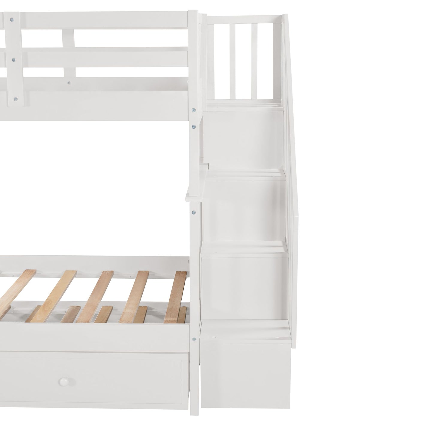 Stairway Twin-Over-Twin Bunk Bed | Twin Bunk Beds for Kids