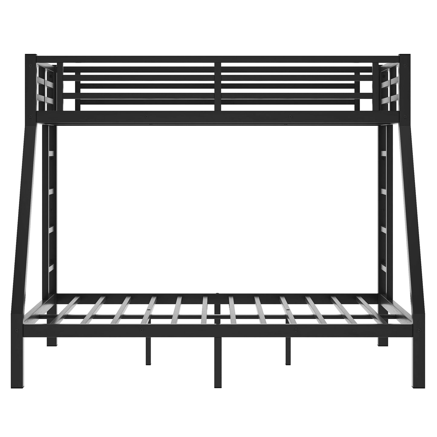 Bunk Bed for Teens and Adults | Twin Over Queen Bunk Bed Metal