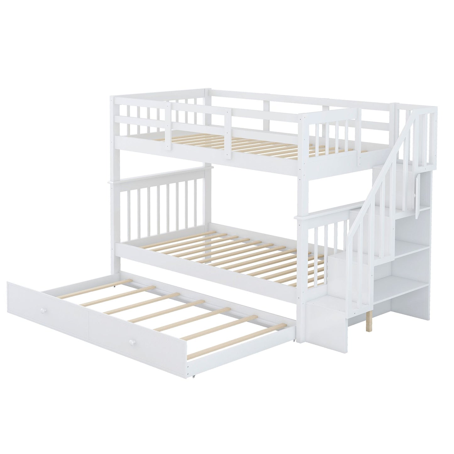 Stairway Twin-Over-Twin Bunk Bed | Twin Bunk Beds for Kids