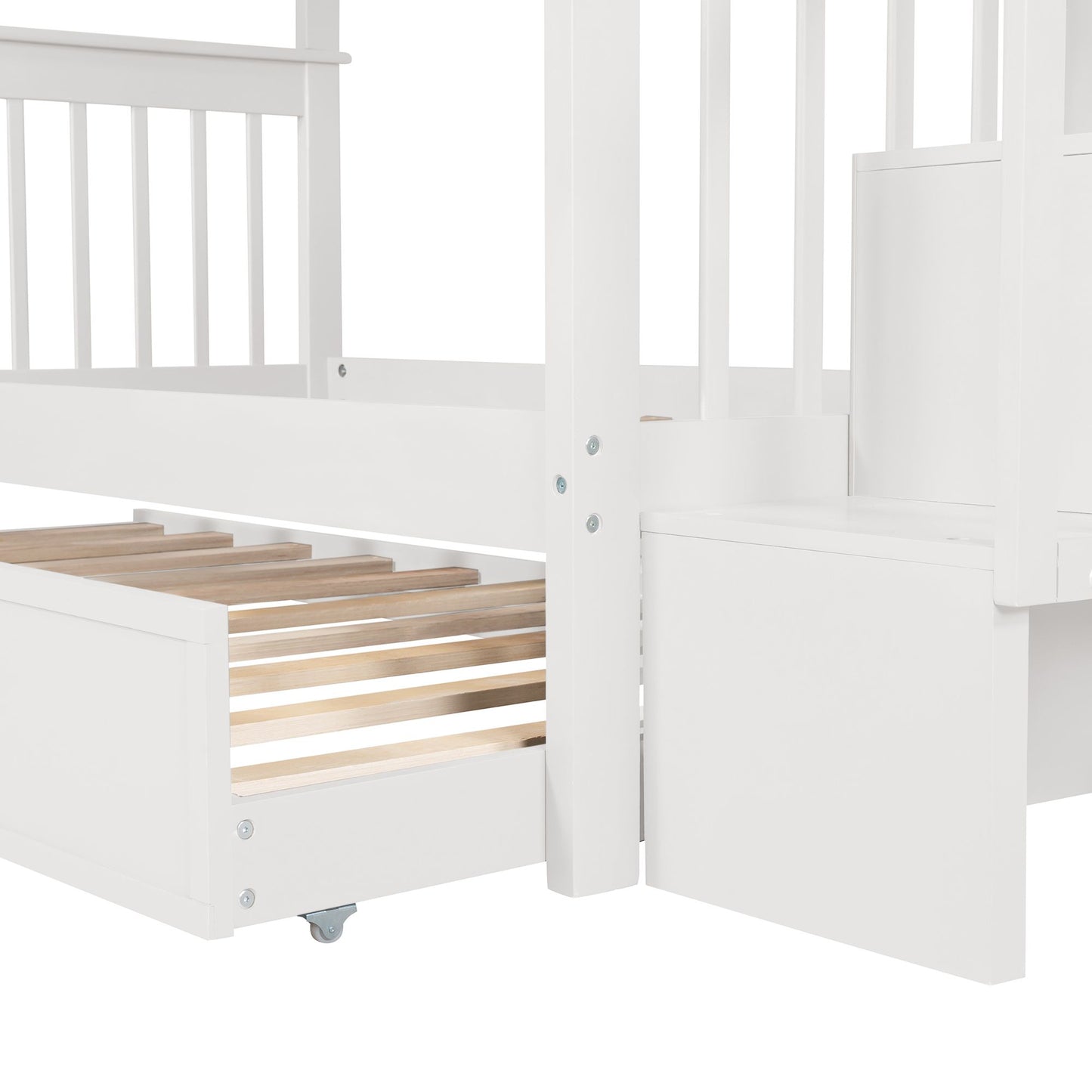 Stairway Twin-Over-Twin Bunk Bed | Twin Bunk Beds for Kids