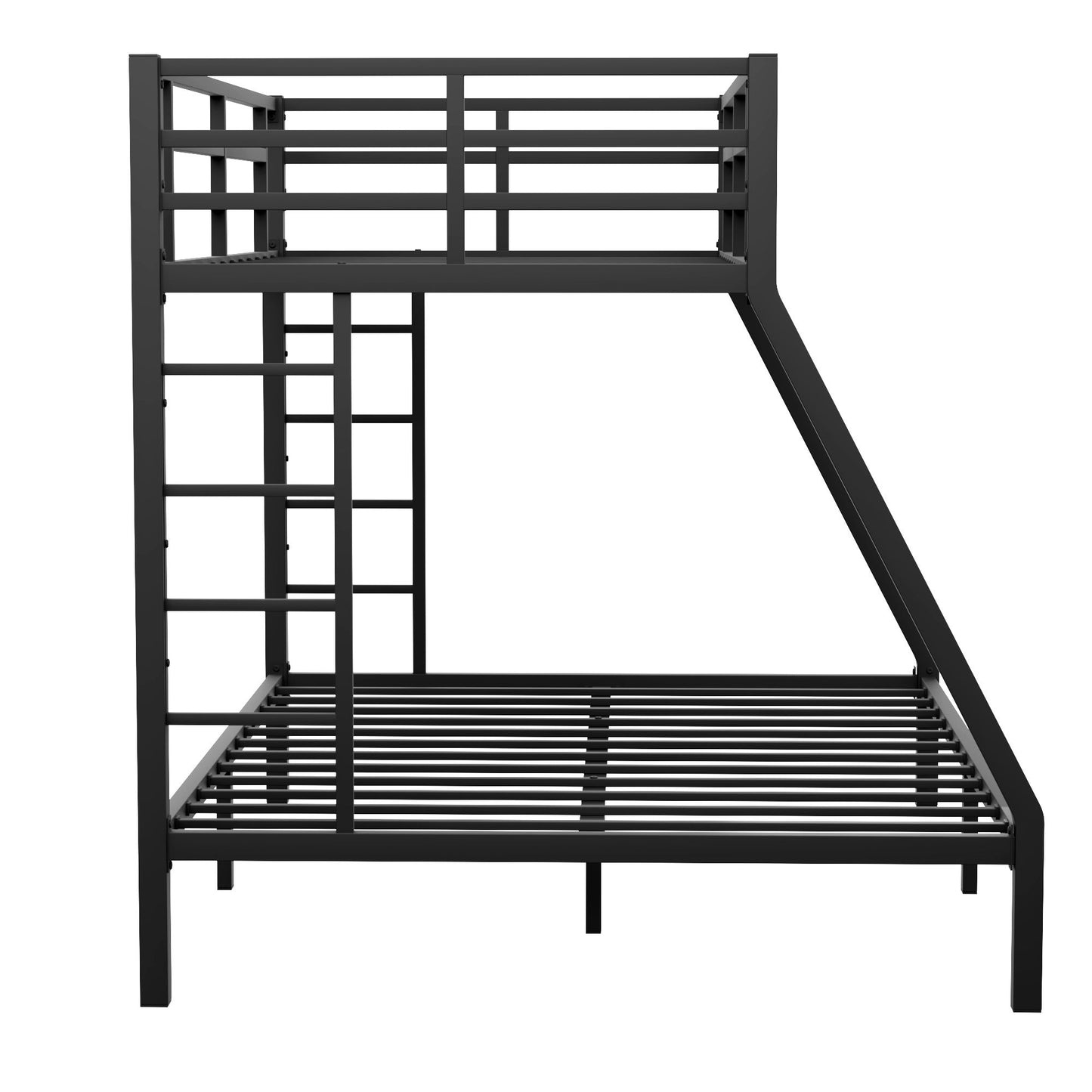 Bunk Bed for Teens and Adults | Twin Over Queen Bunk Bed Metal